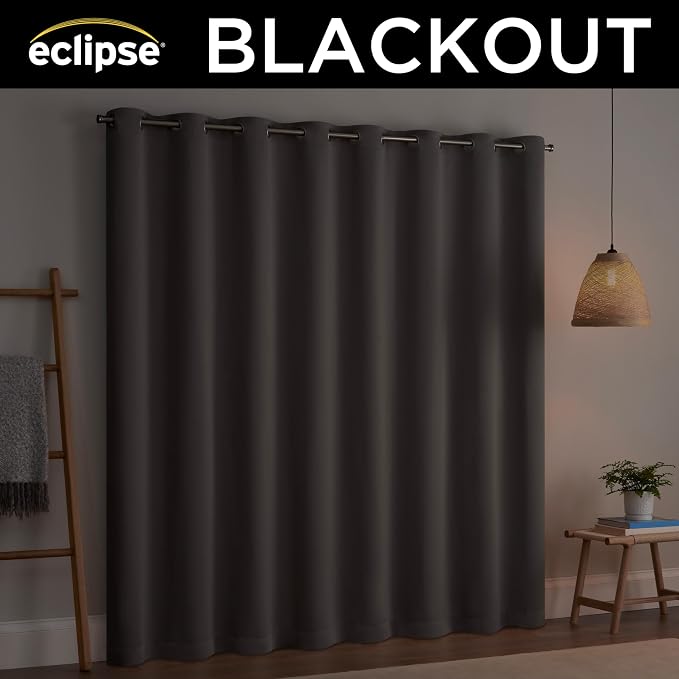 Eclipse Darrell Thermaweave Blackout Grommet Extra Wide 84" x 100" Sliding - Image 6