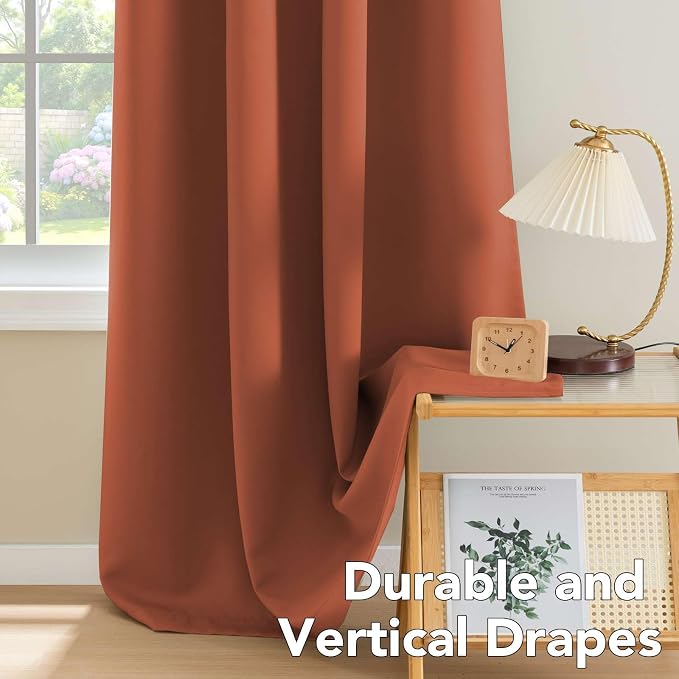 H.VERSAILTEX Blackout Curtains for Bedroom Thermal Insulated Room Darkening - Image 8