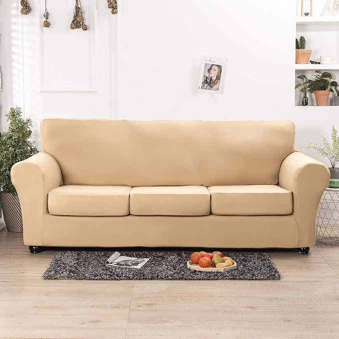 hyha Couch Cover, 4 Pieces, Sofa Slipcovers, - Image 8