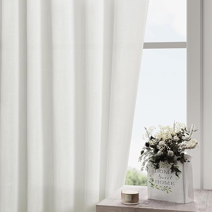 Extra Wide 100 Inch Linen Curtains - Image 4