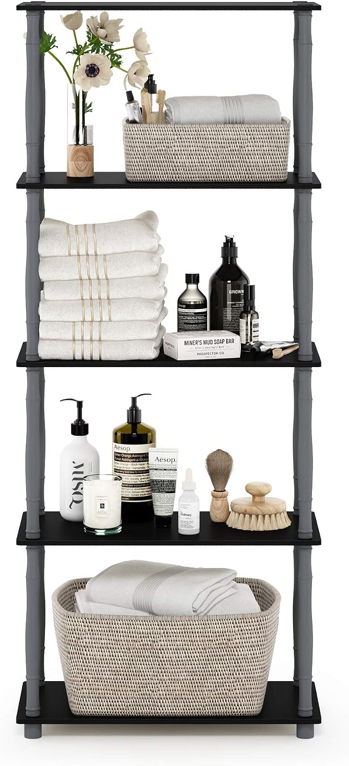 Furinno Turn-N-Tube 5-Tier Multipurpose Shelf / Display Rack / Storage Shelf / - Image 5