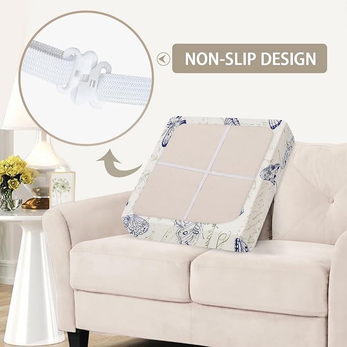 SearchI 2PC Printed Sofa Couch Cushion Covers Replacement Chair Cushion - Image 5