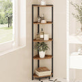 Hzuaneri Corner Shelf Stand, Corner Bookshelf, Storage Standing Shelf Unit by Hzuaneri