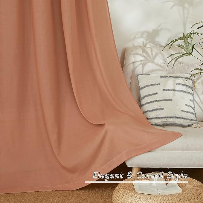 NICETOWN Linen 78 inch Curtains - Image 7