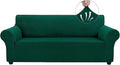 Asnomy Couch Covers for 3 Cushion Couch Stretch Sofa Covers Slipcovers by Asnomy