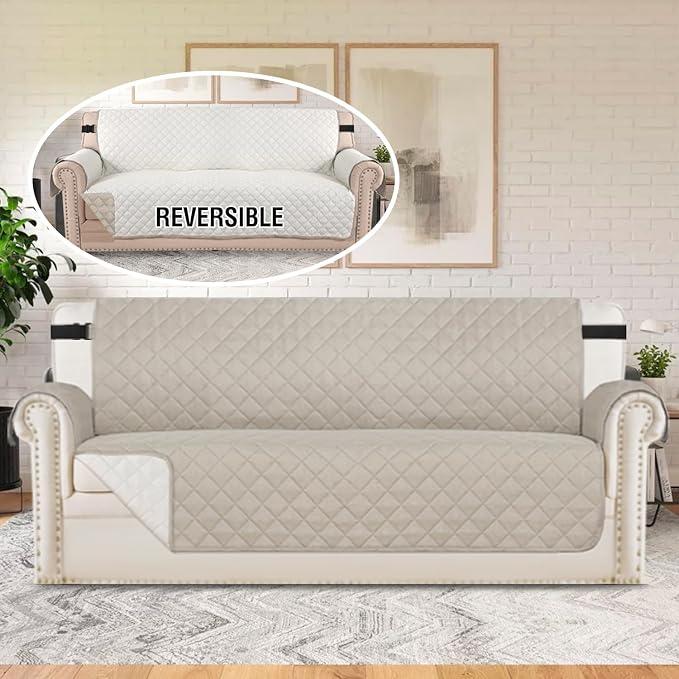 H.VERSAILTEX Sofa Protector for Dogs/Cats/Pets Sofa Slipcover Quilted Furniture - Image 3