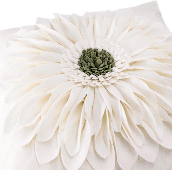 OiseauVoler 3D Sunflower Handmade Throw Pillow Covers Decorative Floral - Image 3