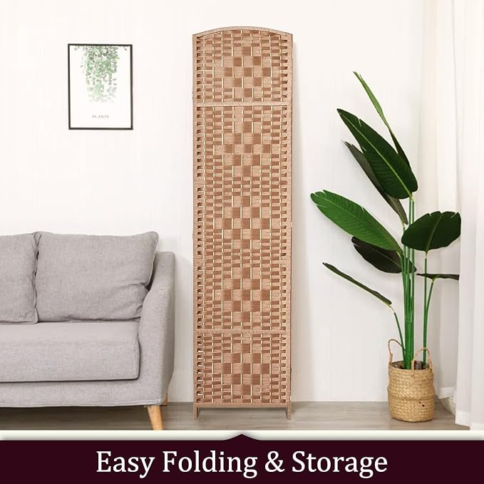 Rose Home Fashion 6 ft Tall Room Divider, Room Dividers and Folding Privacy - Image 7