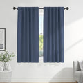 Pony Dance Blackout Curtains Thermal Insulated Window Treatment Panels Room by PONYDANCE