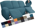 YEMYHOM 8 Pieces Stretch Recliner Sofa Cover Latest Jacquard Reclining Couch by YEMYHOM