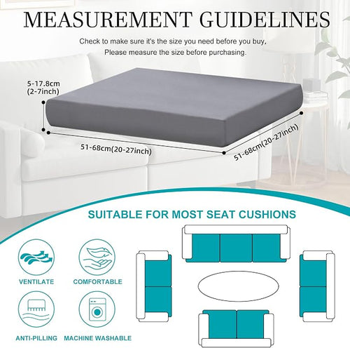 12Pcs Stretch Patio Cushion Covers, Outdoor Couch Covers Replacement, Outdoor - Image 2