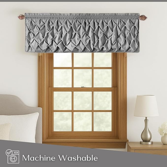VCNY Home Pintuck Valance Curtain - Image 4