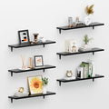 SKYSEN Floating Shelves for Wall Set of 6, 23.6in Wood Wall Shelf for Decor by skysen