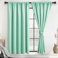 JIUZHEN Mint Green Blackout Curtains by JIUZHEN