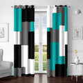 Tyrot Teal/Turquoise 100% Blackout Curtains by TyrotHomeDecor