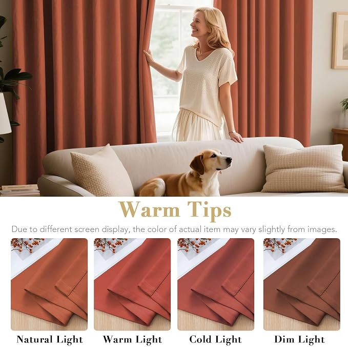 H.VERSAILTEX Premium Blackout Thermal Insulated Room Darkening Curtains - Image 5