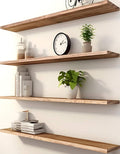 PHPH 48 Inch Wood Floating Shelves by PHPH