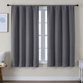 Simplebrand Ava Grey Blackout Curtains by Simplebrand