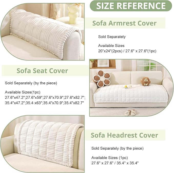 OstepDecor Washable Couch Cover - Image 3