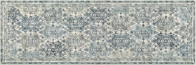 Vaukki Hallway Runner Rug, Vintage Shaggy Soft Laundry Rug Runner, Non Slip - Image 9