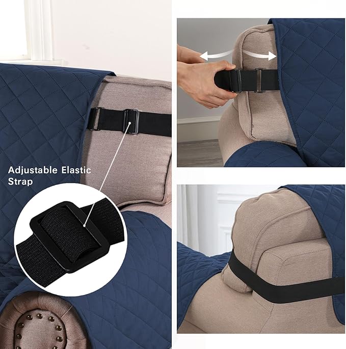 H.VERSAILTEX Reversible Couch Cover Sofa Cover Water Resistant Furniture - Image 4