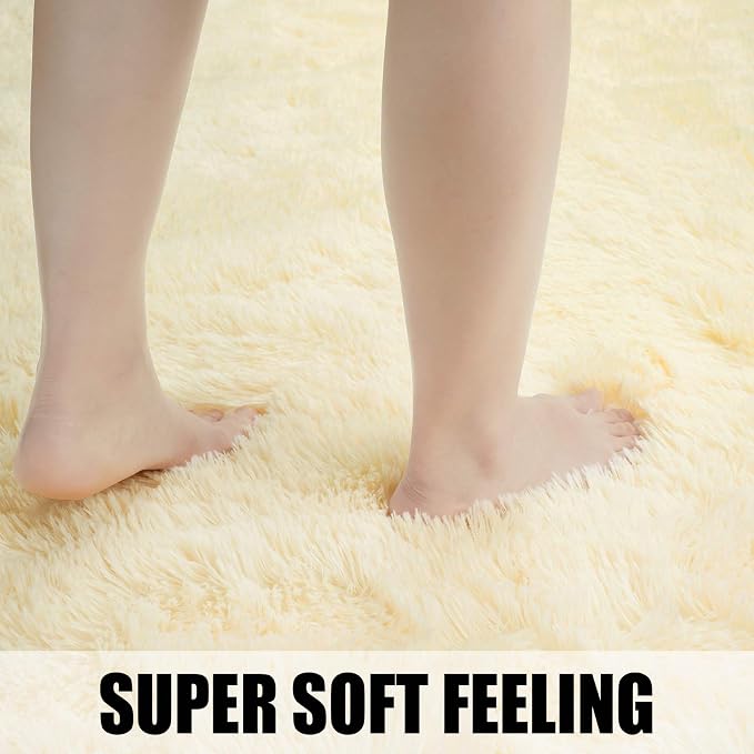 Merelax Modern Soft Fluffy Large Shaggy Rug - Image 3