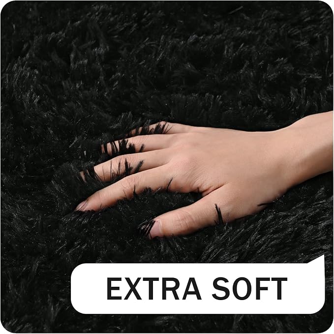 Amearea Premium Soft Fluffy Area Rug Modern Shag Carpet, 3x5 Feet, Fuzzy Shaggy - Image 6