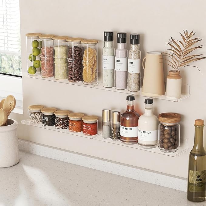 Lifewit Floating Shelves for Bathroom, Nail Polish, Decor Display Rack for - Image 9