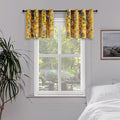 Topfinel Mustard Yellow Blackout Valances Curtains 18 Inches Long Farmhouse by Topfinel