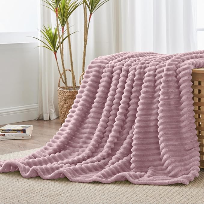BEDELITE Twin Blanket for Couch & Bed, 300GSM Soft & Warm Fleece Blanket - Image 8