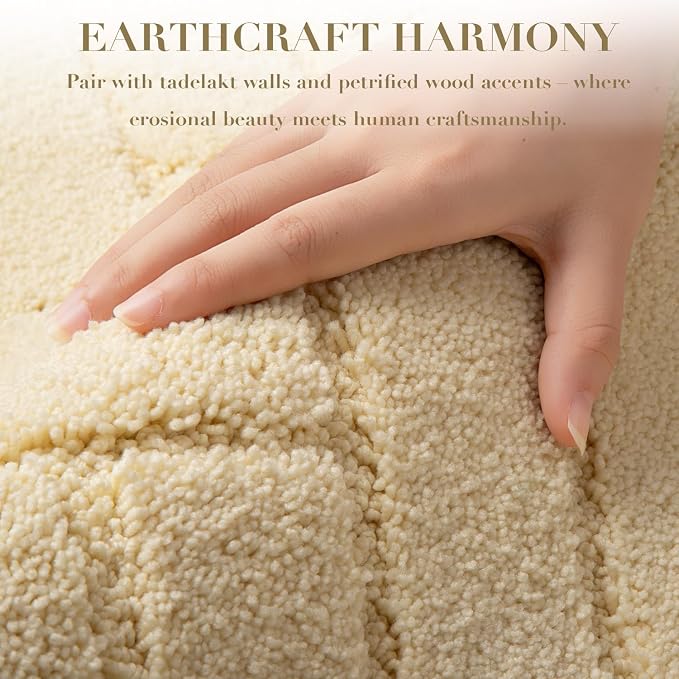 hicorfe Indoor Doormat, Front Back Door Mat Rubber Backing Non Slip Door Mats - Image 3