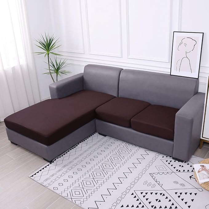 hyha Waterproof Couch Cushion Covers, Sectional Sofa Slipcovers Washable - Image 7