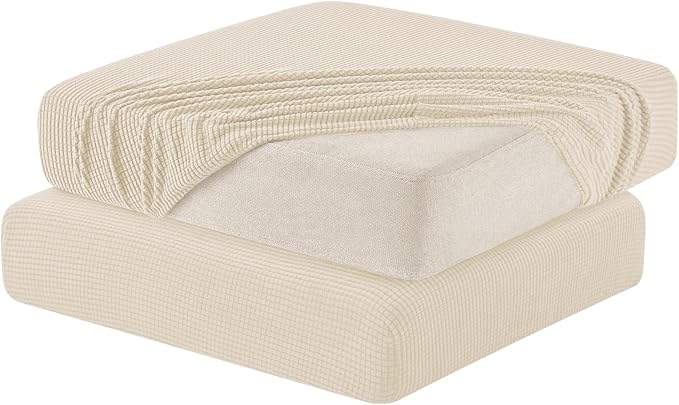 Hokway Stretch Couch Cushion Slipcovers Reversible Cushion Replacement by Hokway