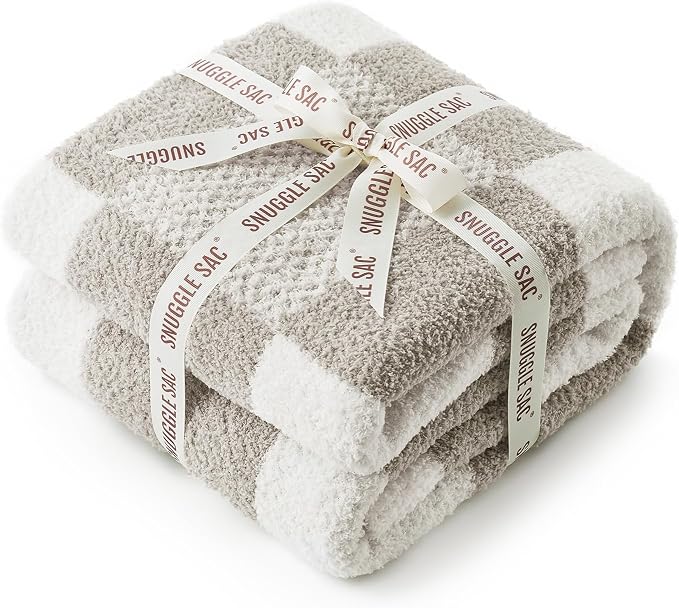 Snuggle Sac Checkered Blanket, 60x80 inches - Image 2