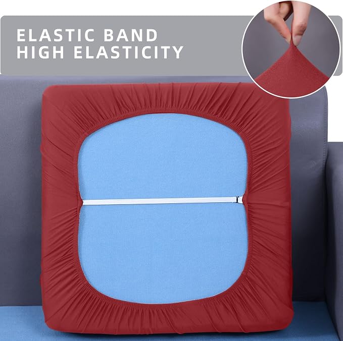 hyha Waterproof Couch Cushion Covers, Sectional Sofa Slipcovers Washable - Image 4