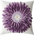 OiseauVoler Decorative Throw Pillow Covers 18x18 Inches 3D Flower Cushion Cases by OiseauVoler