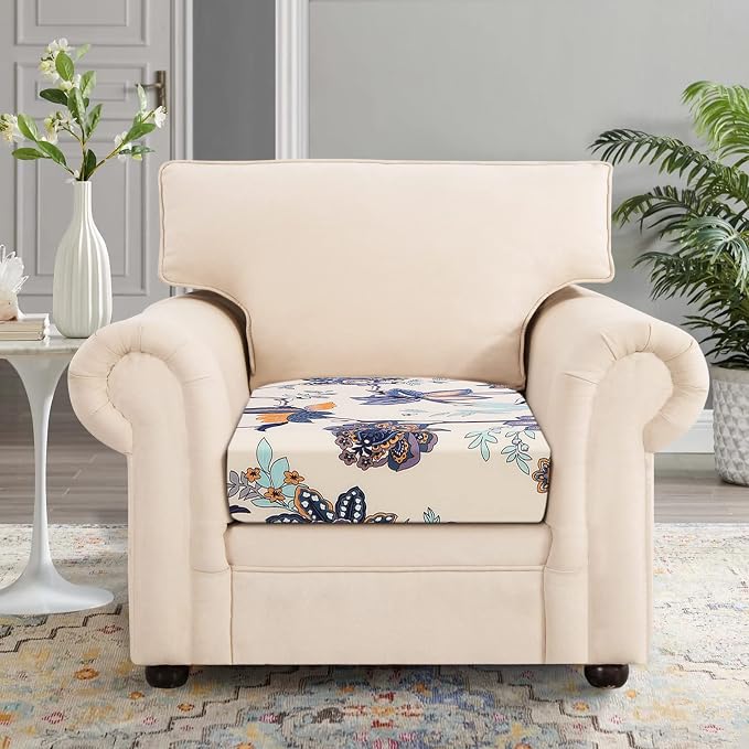 SearchI Stretch Printed Sofa Couch Cushion Covers Replacement Chair Cushion - Image 2