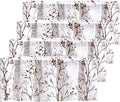 Tree Branch Printed Curtain Valance, 18 Inches Long Window Treatment, Bedroom by Luvyohmee