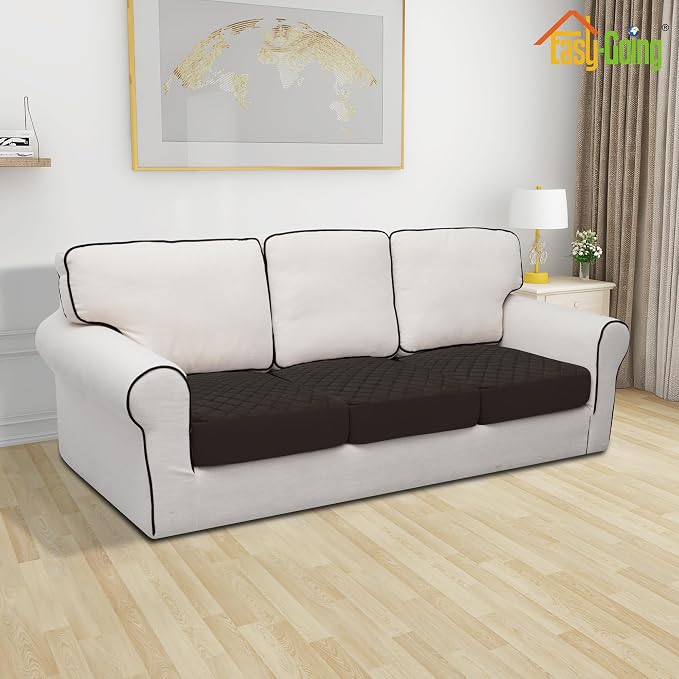 Easy-Going Waterproof Couch Cushion Covers, Non-Slip Leakproof Sofa Seat - Image 2