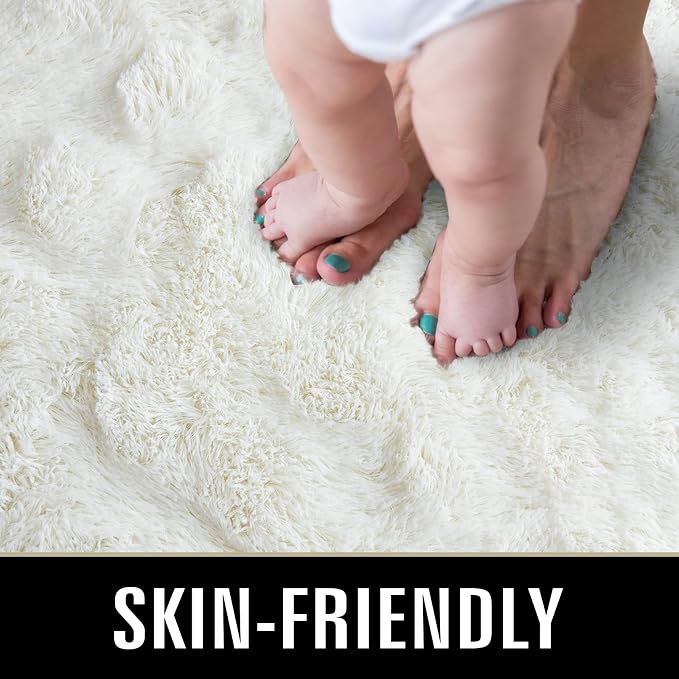 TWINNIS Super Soft Shaggy Rugs Fluffy Carpets 10x14 Feet, Indoor Modern Plush - Image 3
