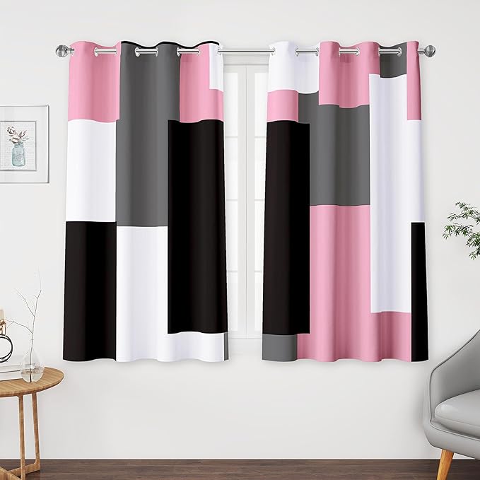 Tyrot Pink 100% Blackout Curtains by TyrotHomeDecor