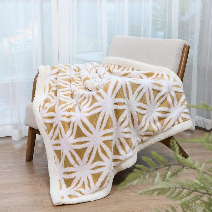 LOMAO Sherpa Fleece Blanket Fuzzy Soft Throw Blanket Dual Sided Blanket - Image 2