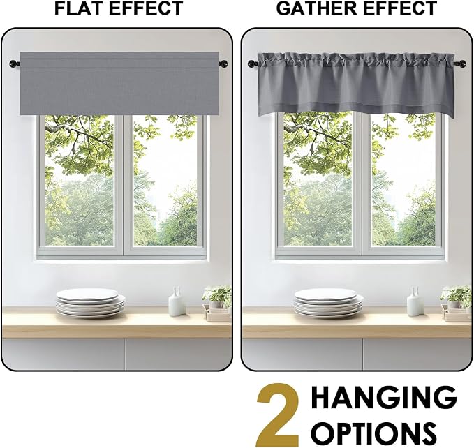 OWENIE Bob 1 PCS Dark Grey Valances - Image 6