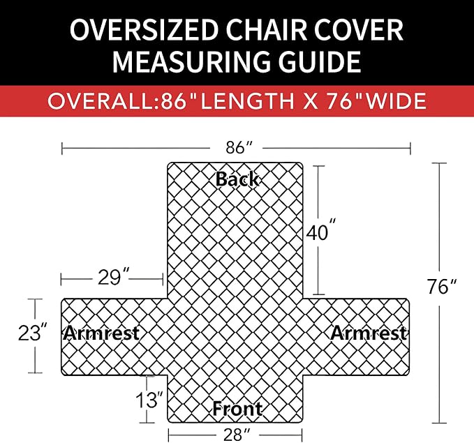 Easy-Going Oversized Chair Sofa Slipcover Reversible Sofa Cover Water Resistant - Image 6