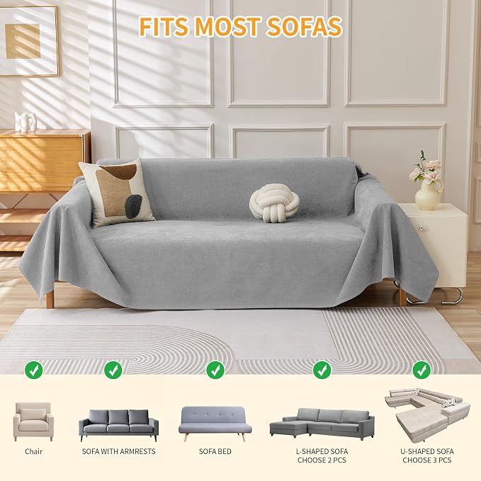 Deep Dream Cat-Scratch Resistant Armchair Couch Cover, Waterproof Sofa Cover - Image 6