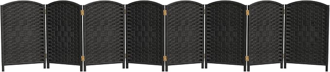 Red Lantern 2 ft. Short Diamond Weave Fiber Folding Screen by RedLantern