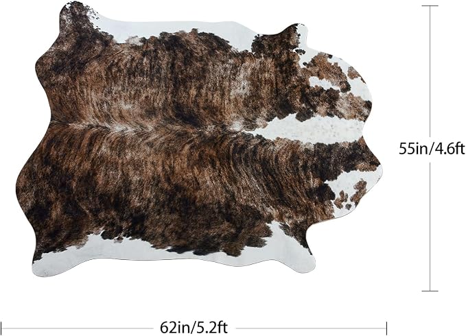 Easycozy Faux Cowhide Large Cow Print Rug - Image 2