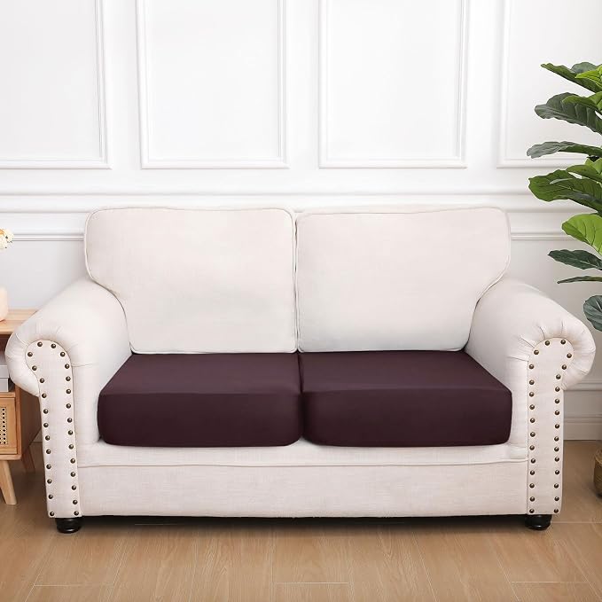 hyha Waterproof Couch Cushion Covers, Stretch Sofa Couch Seat Slipcover - Image 7
