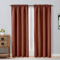 OVZME Terracotta Blackout Curtains by OVZME
