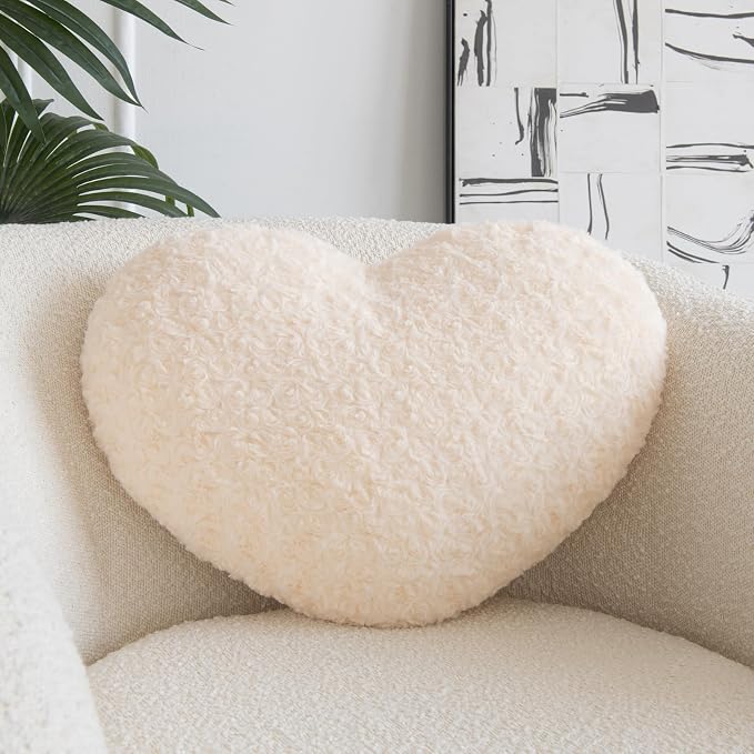 Heart Pillow, Soft Heart Shaped Pillow by ZCNYCLAM